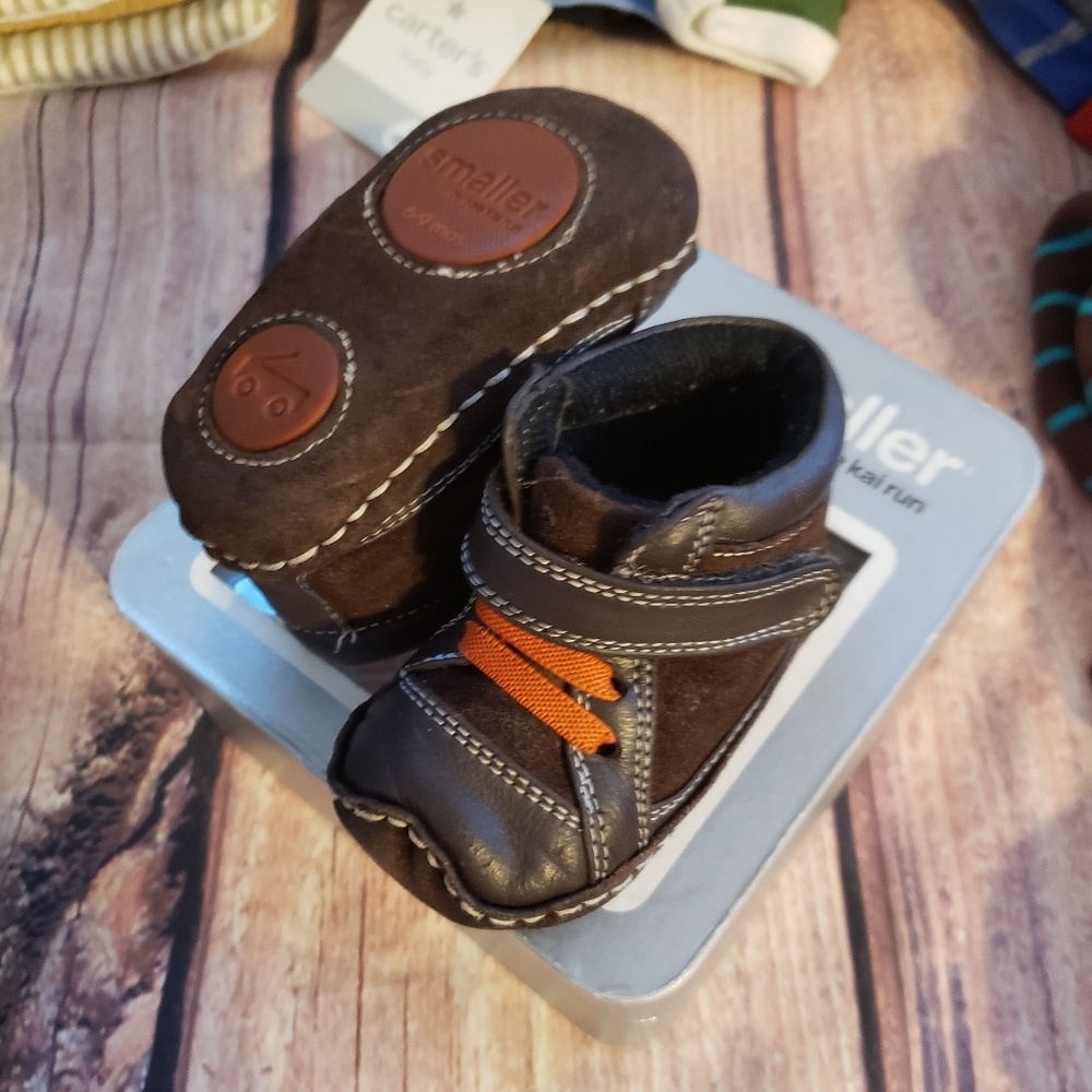 Smaller by see kai run leather shoes 6-9m